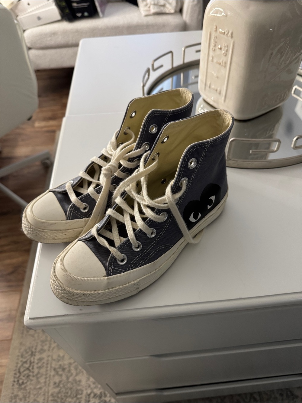 Women’s High-Top Converse - Comme Des Garcons